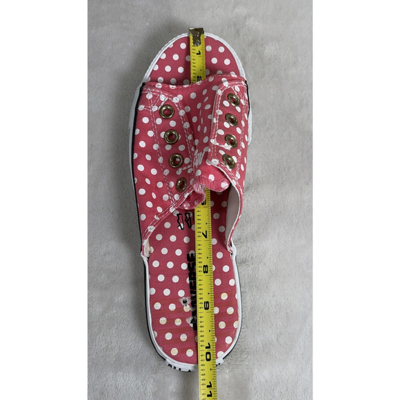 Converse All StarPink Polka Dot Canvas Cut Slides Sandals Women's 8 Men's 6 - Picture 15 of 15